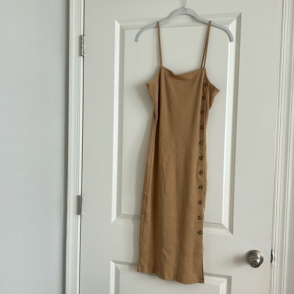 NWT French Connection Reshmi Baby Ribbed Jersey Dress - Picture 2 of 4